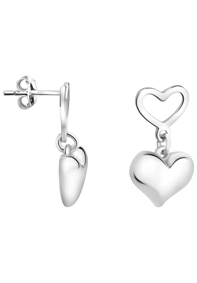 Desirò Jewels - • Orecchino cuore pendente • Argento Rosé