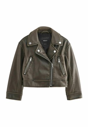 Kunstnahast jakk - black brown