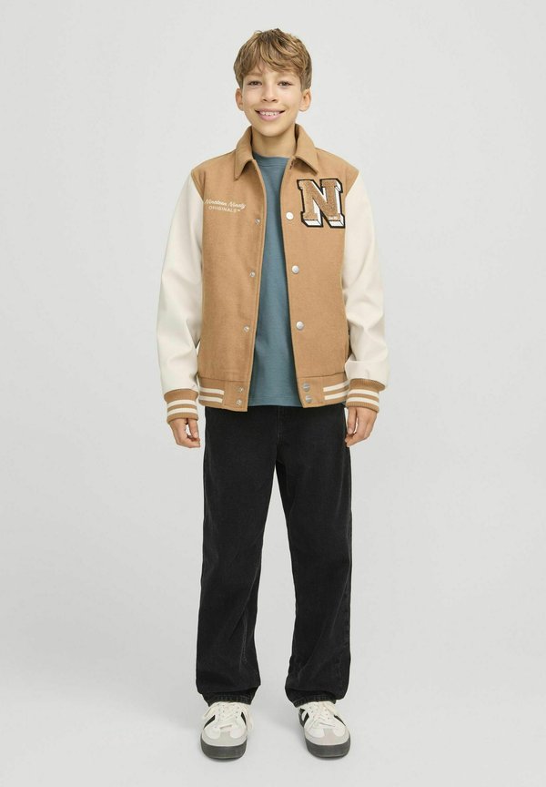 JJEURBAN EDGE SS O-NECK JNR - T-Shirt basic - oceanview