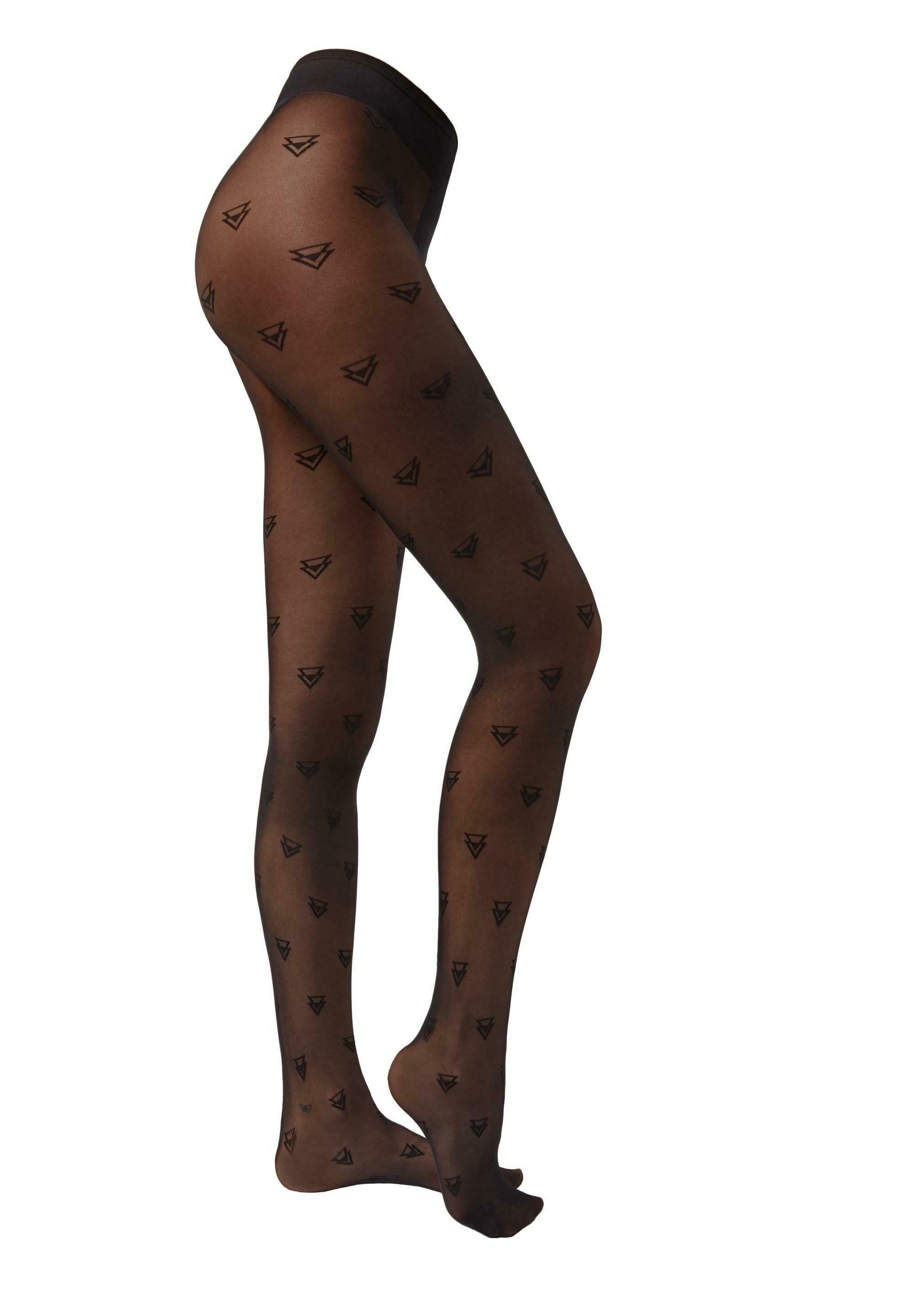 Calzedonia TRANSPARENTE DENIER MIT DREIECKEN - Collant - nero - Zalando