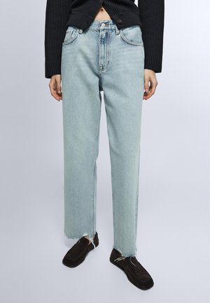 FADED EFFECT  - Jeans Straight Leg - light blue