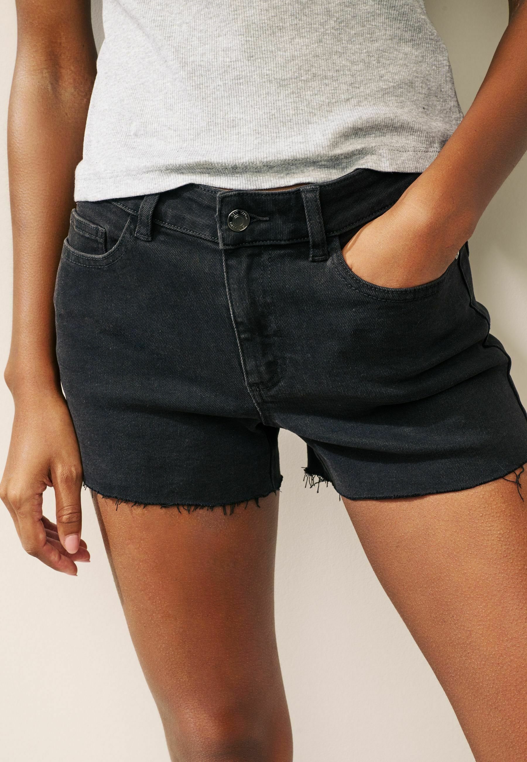 Urban Classics Shorts Donna Stone Washed: Pantaloncini Sportivi Con Tasche E Cordino, Mix Cotone