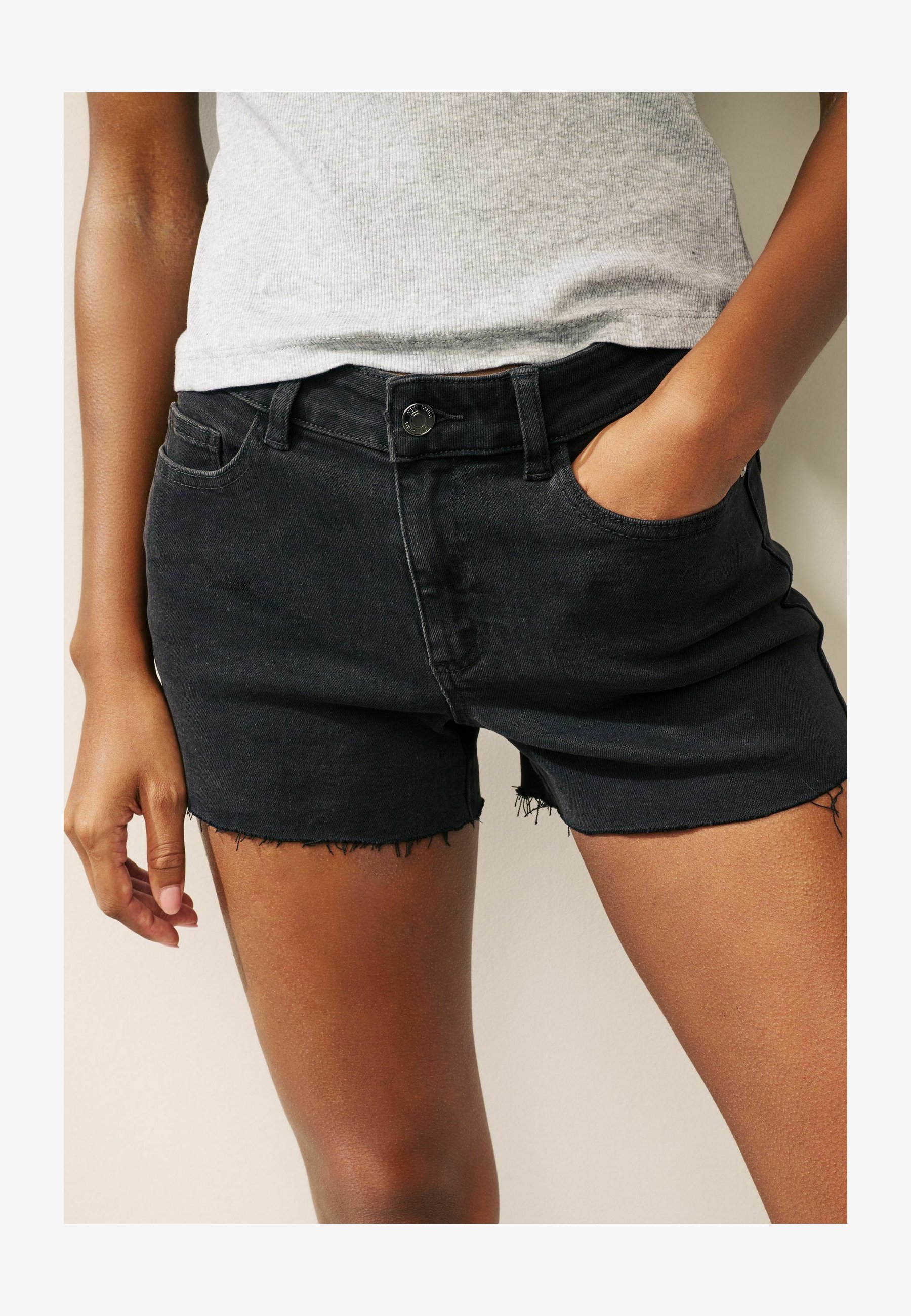 Urban Classics Shorts Donna Stone Washed: Pantaloncini Sportivi Con Tasche E Cordino, Mix Cotone