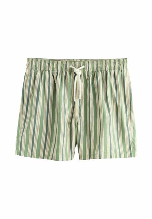 Next, REGULAR FIT - SIGNATURE STRIPE PRINT WITH ITALIAN - Badeshorts - green