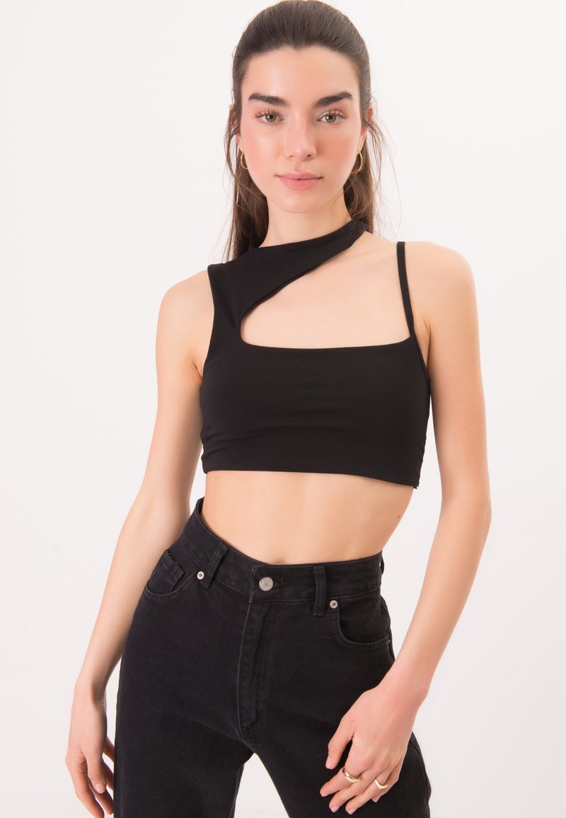 Damen T-Shirts | BSL UTSE BASIC Top black/schwarz - HU04189 Damen T-Shirts | BSL UTSE BASIC Top black/schwarz - HU04189