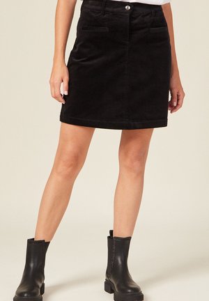 BONOBO Jeans ENGANLIEGENDER - Falda acampanada - noir