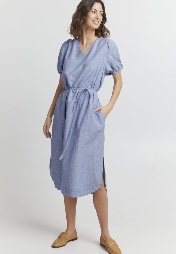 FRLINEN - Day dress - marina melange