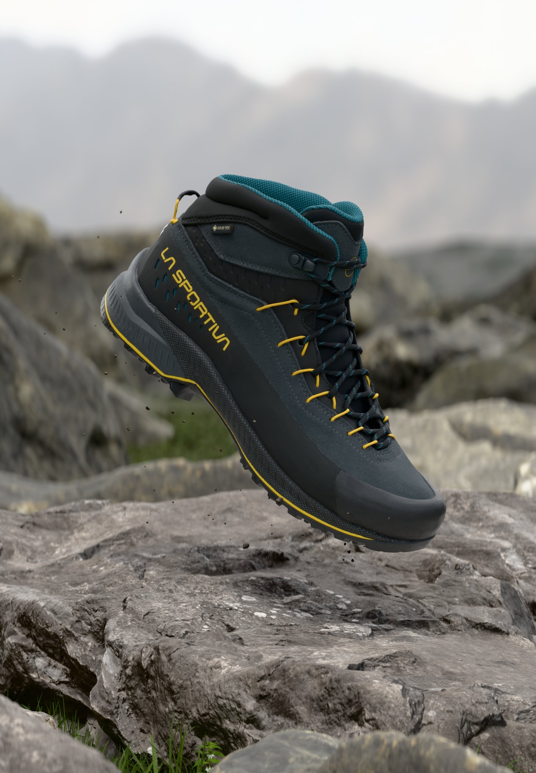 La Sportiva TX4 EVO MID GTX - Hiking shoes - carbon/bamboo/black