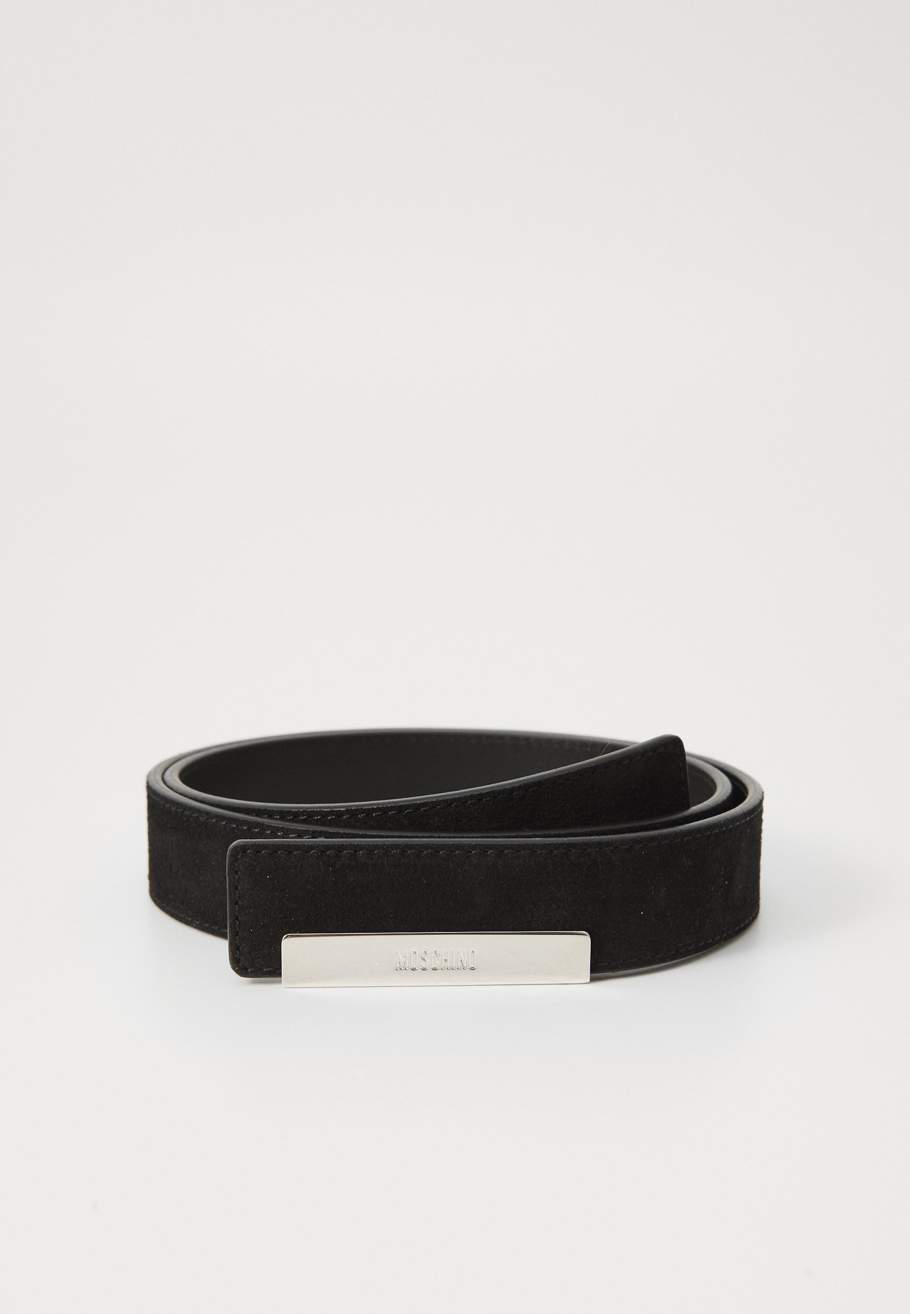 Moschino black suede belt MOSCHINO Belt - fantasia nero/black - Zalando.ie main image 3