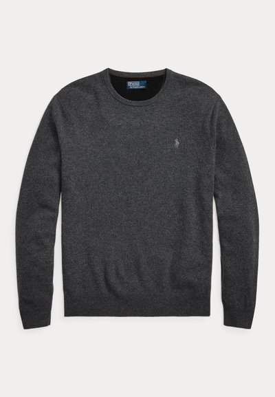 Polo Ralph Lauren WOOL CREWNECK SWEATER - Džemperis - dark charcoal heather