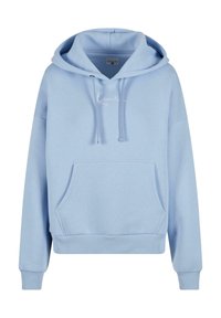 SMALL SIGNATURE ESSENTIAL - Mikina s kapucňou - light blue