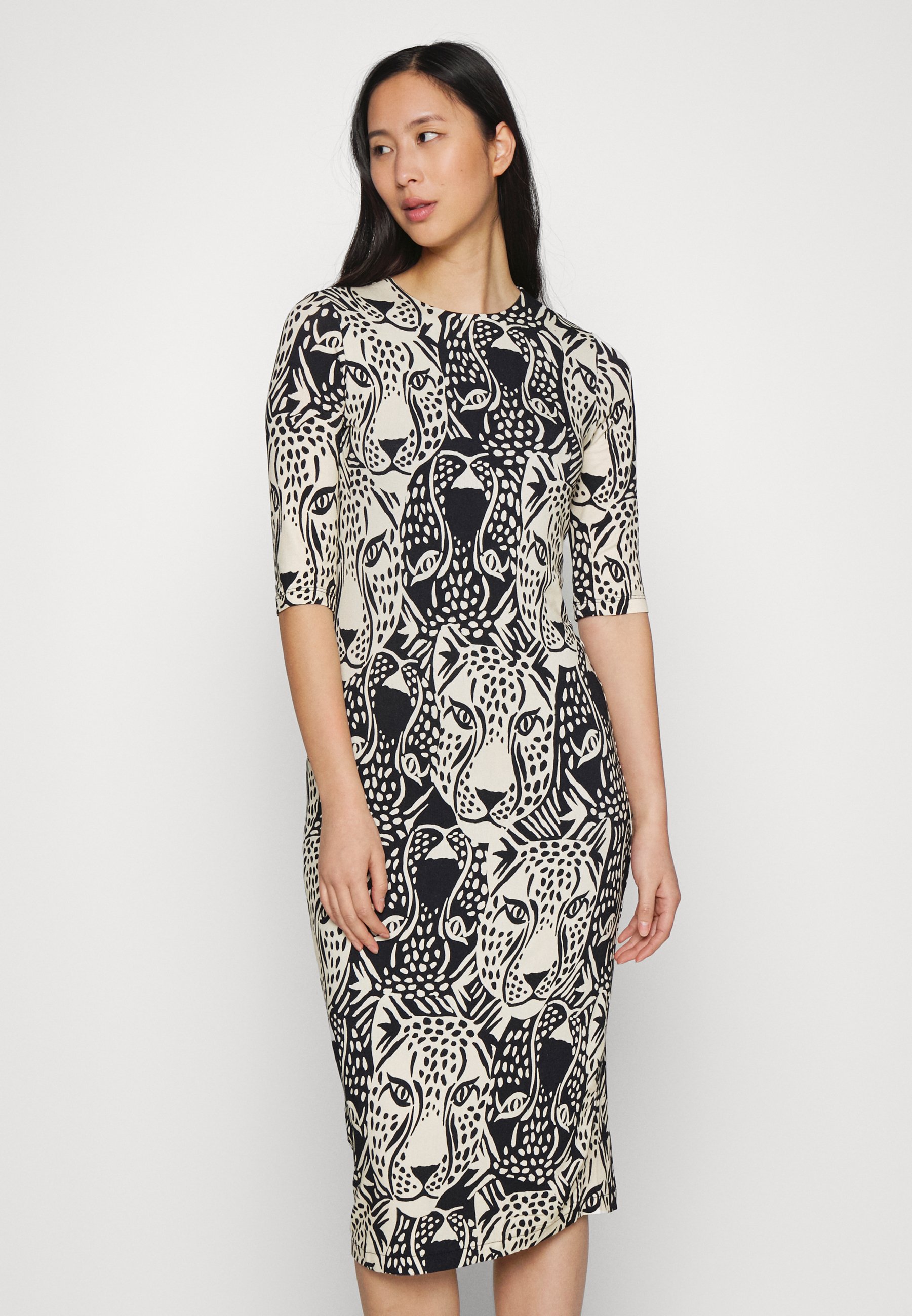 Farm Rio LEOPARDS DRESS - Jurk - midnight/crème - Zalando.nl