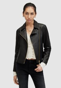 AllSaints VELA BIKER - Giacca di pelle - black