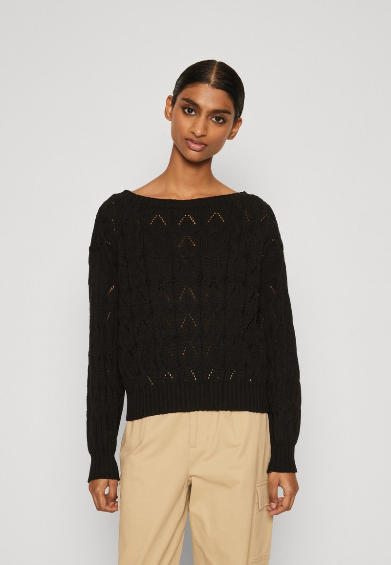 ONLY Petite ONLBRYNN LIFE STRUCTURE - Maglione - black