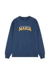 Makia UNI LONG SLEEVE - Majica z dolgimi rokavi - carbon blue