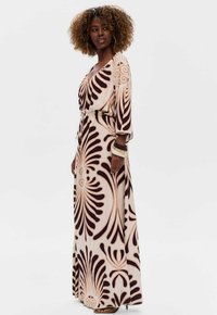 blue shadow Maxi-jurk - brown