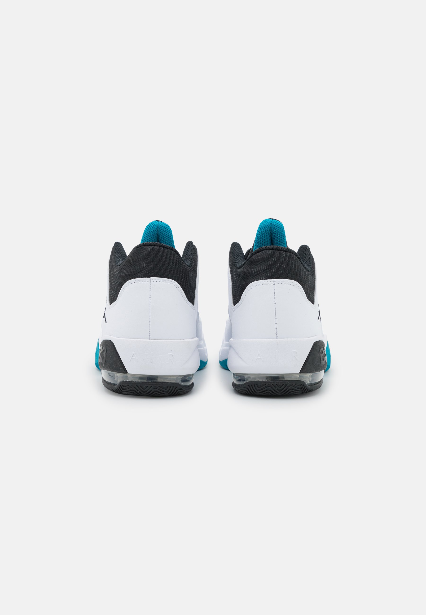 Jordan MAX AURA 3 - Sneaker high - white/black/cyber teal/weiß - Zalando.de