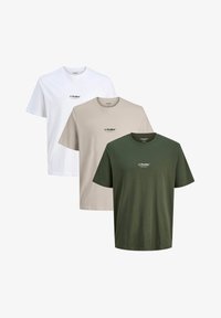 Unausgewählt, weiß beige grün