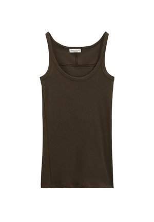 Marc O'Polo, MARC O'POLO TANKTOP SLIM AUS WEICHEM SINGLE JERSEY - Top - mossy earth