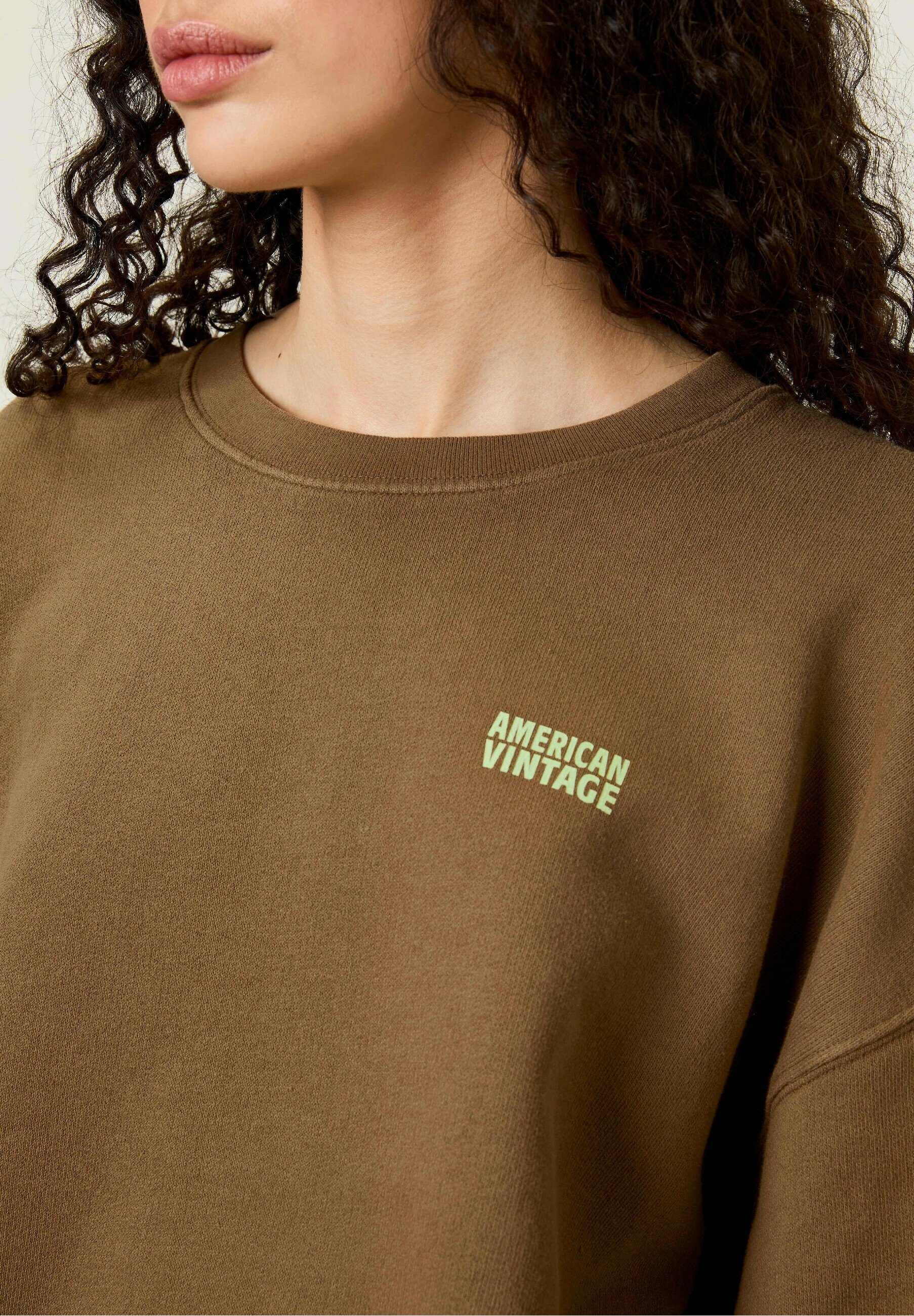 American Vintage IZUBIRD - Sweatshirt - moka vintage/brown - Zalando
