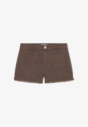 Brownie, SHORT PATCH GLITTER - Shorts vaqueros - marron