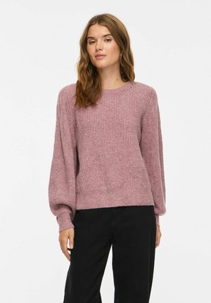 VILA, VIKACHEL O NECK - Pullover - nostalgia rose