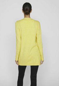 VILA VIRIL OPEN CARDIGAN - Chaqueta de punto - green sheen