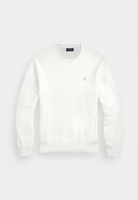 MESH KNIT COTTON CREWNECK SWEATER - Jumper - deckwash white