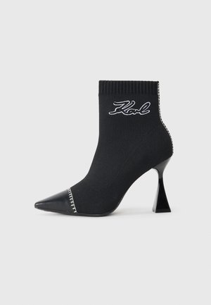 KARL LAGERFELD DEBUT - High heeled ankle boots - black