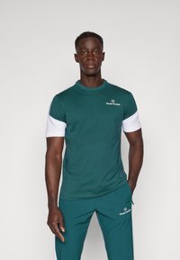 Sergio Tacchini - GIARDINO  - Print T-shirt - sea moss/white Thumbnail Image 1