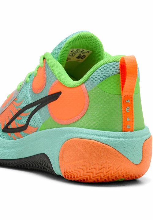 PUMA MB BASKETBALLSCHUHE UNISEX - Trainers - fluro orange pes-fluro green pes — foto 4