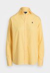 RELAXED FIT STRIPED COTTON SHIRT - Chemisier - yellow/white