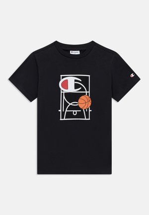 Champion, STANDARD FIT - Μπλουζάκι με στάμπα - black