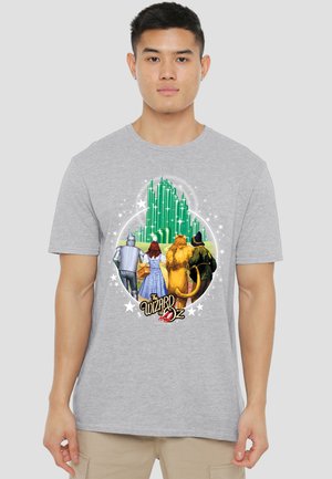 Cotton Soul, WIZARD OF OZ EMERALD CITY - Print T-shirt - mottled light grey