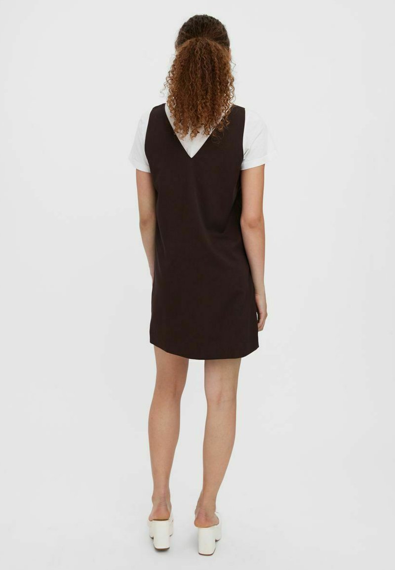 Damen Freizeitkleider | Vero Moda KURZES Freizeitkleid coffee bean/dunkelbraun - VV27166 Damen Freizeitkleider | Vero Moda KURZES Freizeitkleid coffee bean/dunkelbraun - VV27166