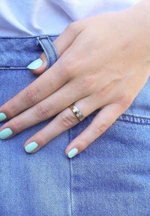 Lucardi PARIJS - Ring - silver coloured and gold coloured
