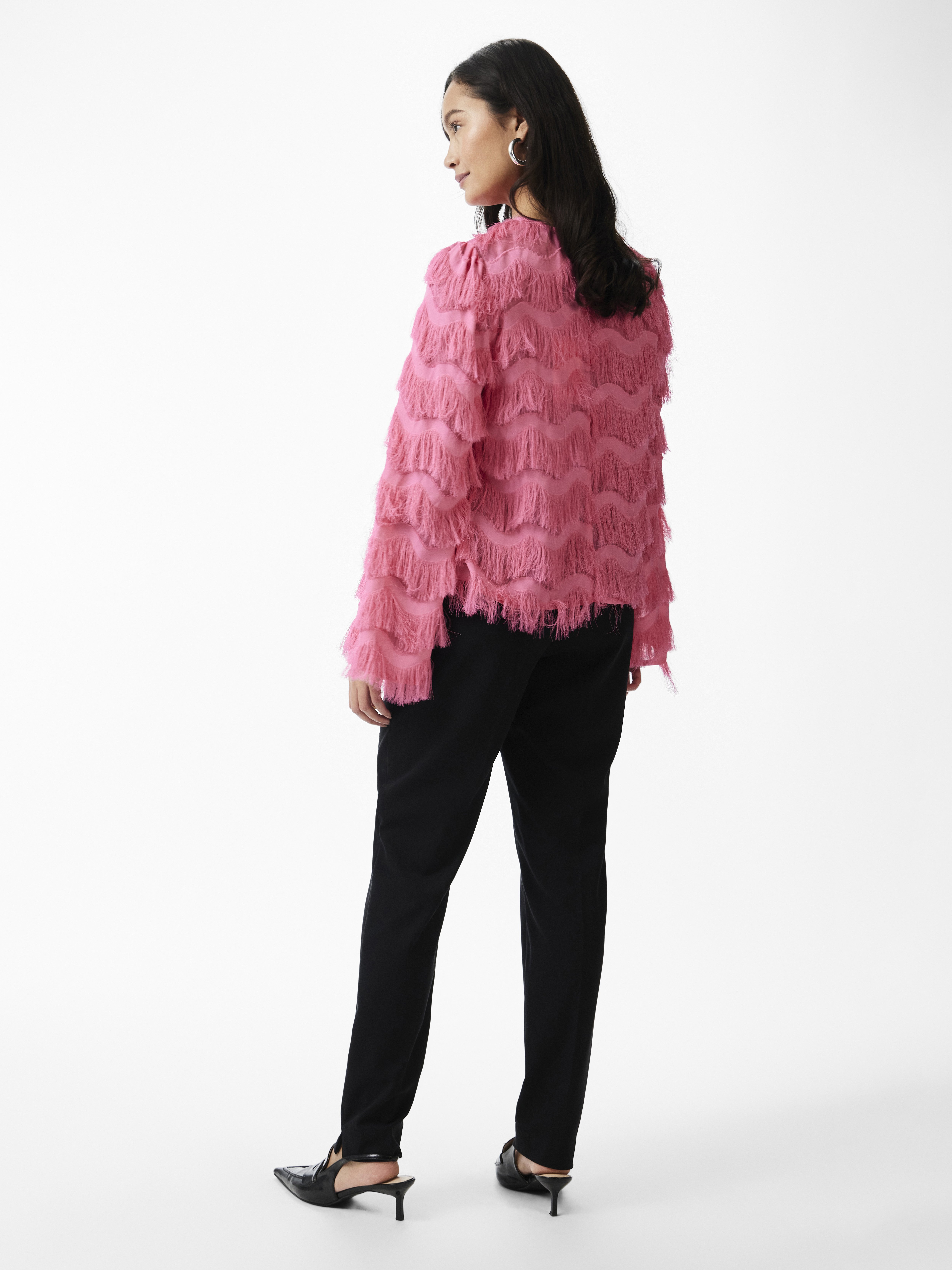 売れ筋商品|||ヤス シャツ レディース トップス YASRIA SHOW - Blouse - sangria sunset Y.A.S BLUS YASRIA LS SANGRIA SUNSET