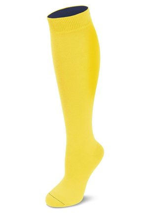 KNEE HIGH SOCKS BI-COLOR - Kniestrümpfe - gelb/marine