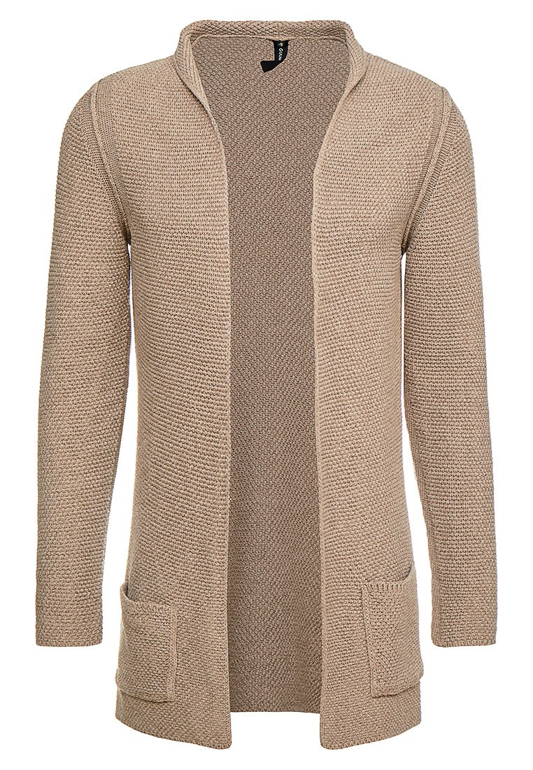 Gianni Lupo MAGLIERIA - Vest - mud/Beige - Zalando.nl