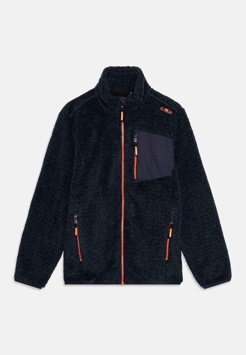 CMP KID JACKET UNISEXT  - Flīsa jaka - blue/flamingo fluo
