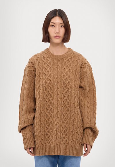MOSCHINO MAGLIA - Svetrík - marrone