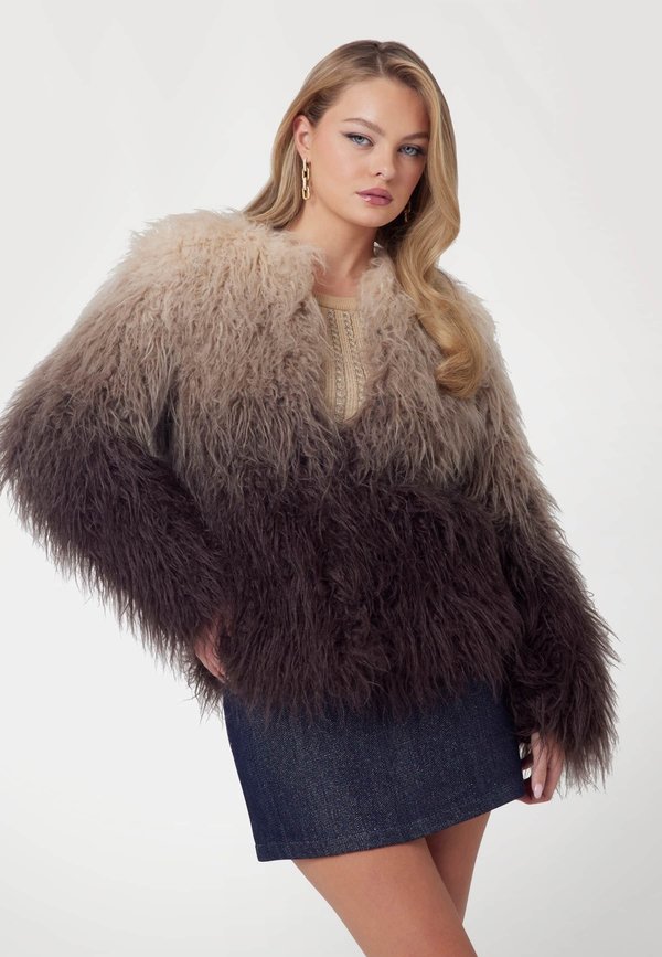 Winterjacke - mehrfarbig braun