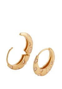 FABLE ENGLAND DAISY HOOP - Naušnice - gold-coloured