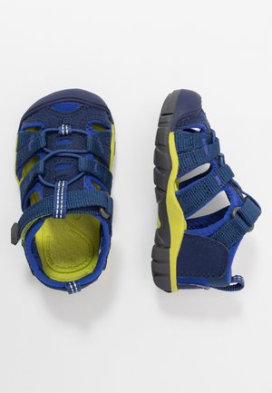 SEACAMP II CNX UNISEX - Sandalias de senderismo - blue depths/chartreuse