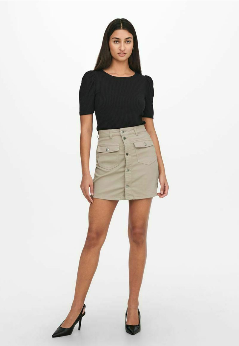 Damen Jeansröcke | JDY DETAILREICHER bETONTER Jeansrock chateau gray/offwhite - FT87535 Damen Jeansröcke | JDY DETAILREICHER bETONTER Jeansrock chateau gray/offwhite - FT87535