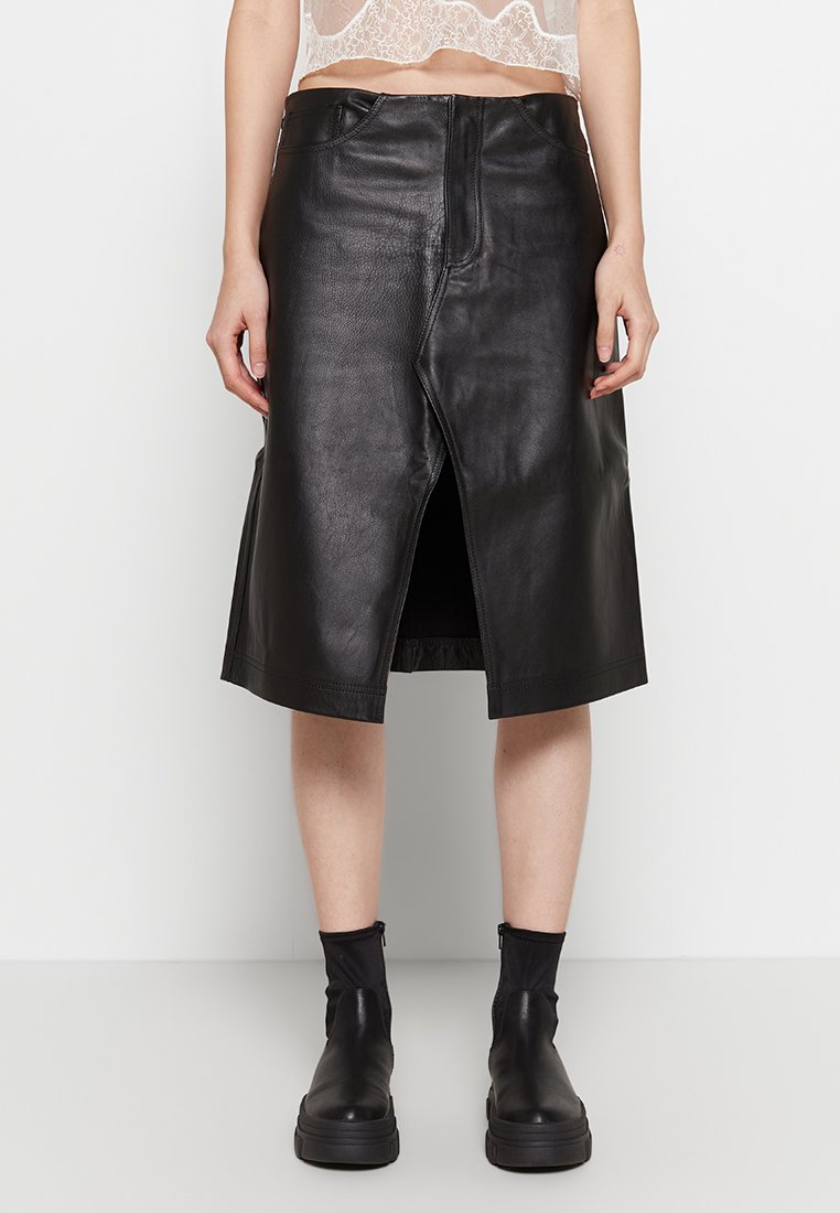 EYTYS Leren rok zwart EYTYS Leren rok zwart