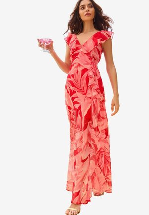 RUFFLE REGULAR FIT - Maxiklänning - pink