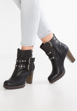 Bottines de cowboy / motard - black