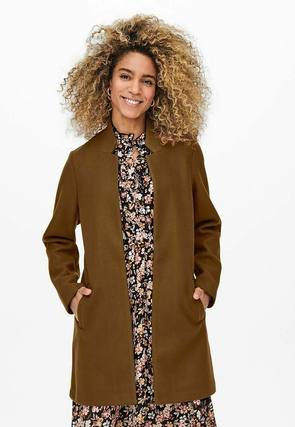 HIGH NECK - Kurzmantel - rubber