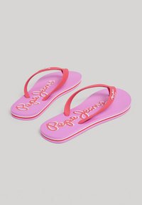 Pepe Jeans BAY BEACH BRAND - Allassandaalit - washed red